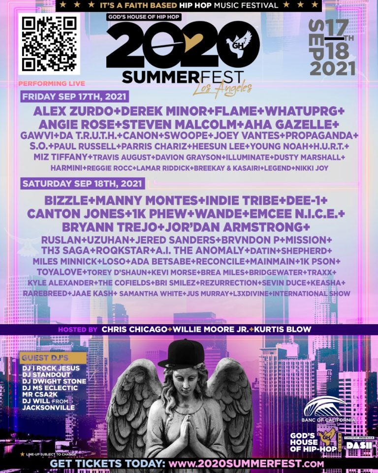 Gods House of Hip Hop 2020 Summer Fest 2021